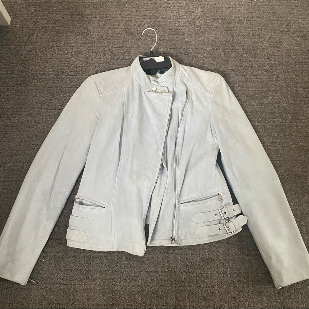 Ralph Lauren Suede Moto Jacket - Size 4